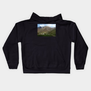 Yurts in Kyrgyzstan Kids Hoodie